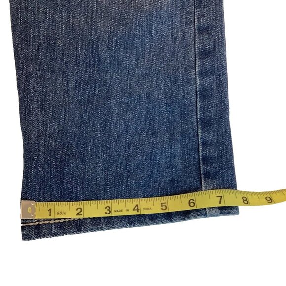 Bandolino Mandie Missy Straight Leg Mid Rise Stretch Denim Jeans Womens Size 6 - Picture 4 of 9